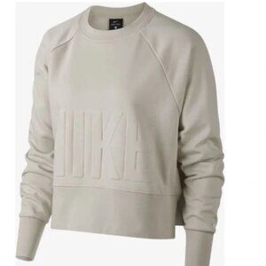Nike Dri Fit Versa Embossed Crewneck Training Sweatshirt